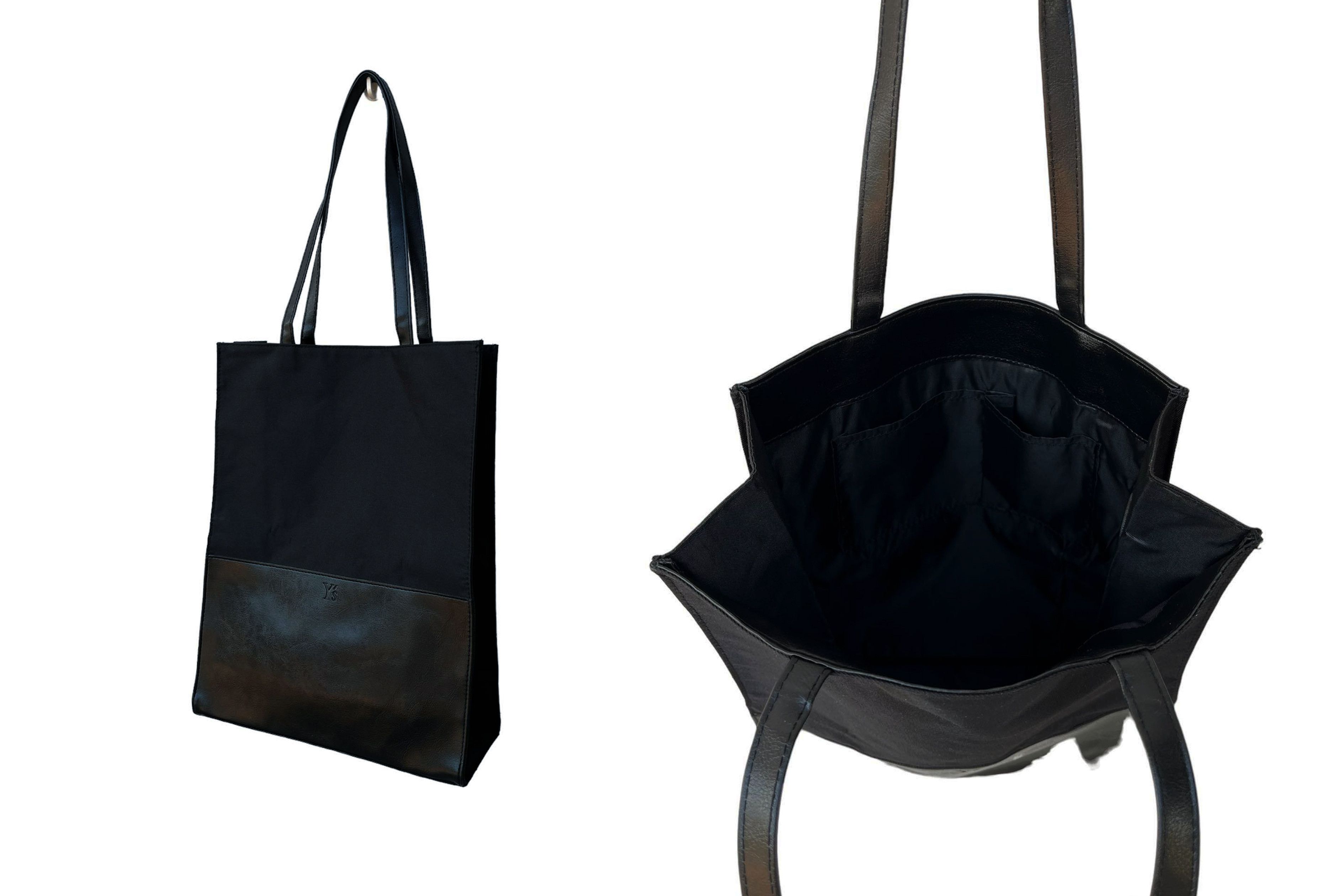 Y's Y's by Yohji Yamamoto Black tote bag, logo at front Size ONE SIZE - 6 Thumbnail