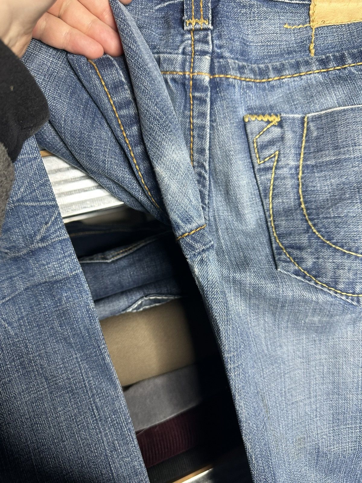 True Religion True Religion Flared Bootcut Blue Denim Jeans Size 28 Size 28" / US 6 / IT 42 - 12 Thumbnail