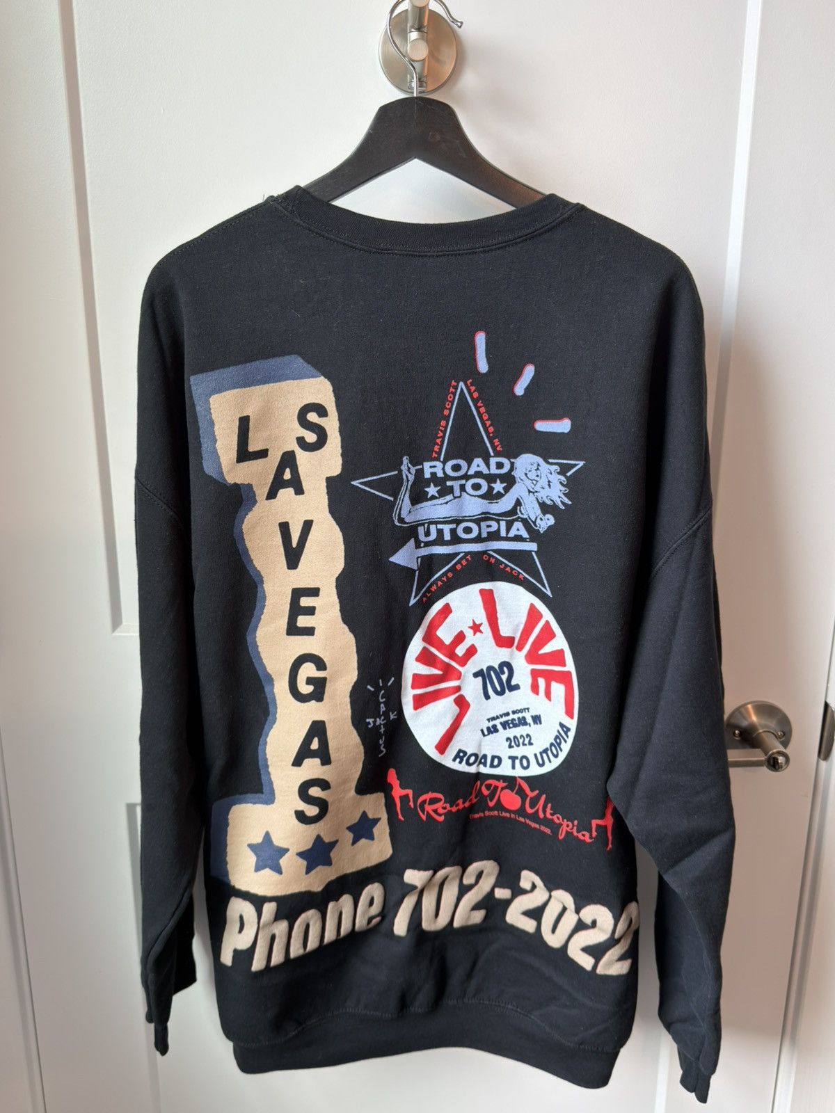 Travis Scott Travis Scott Road to UTOPIA Las Vegas Crewneck XXL Size US XXL / EU 58 / 5 - 1 Thumbnail