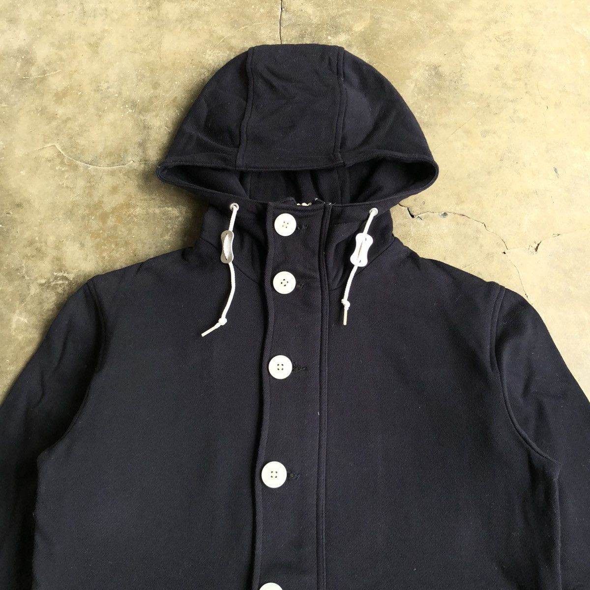 Beams Plus 2000s Beams Japan Button/Zipper Hoodie Black Ifsixwasnine Size US S / EU 44-46 / 1 - 3 Thumbnail