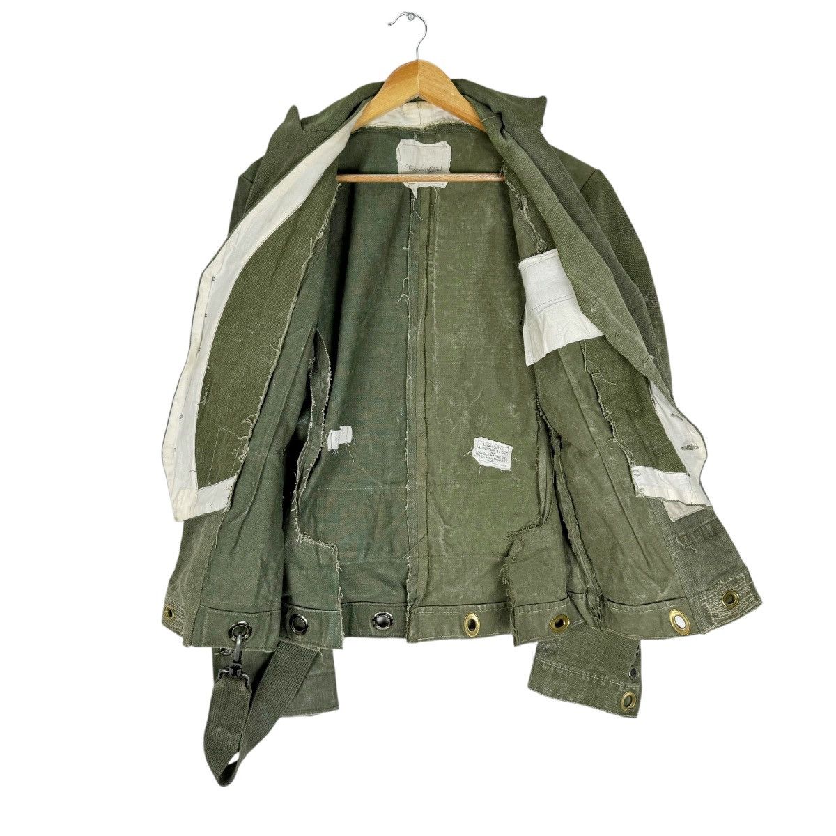 Greg Lauren ☀️GREG LAUREN LINEN DUFFLE MILITARY JACKET Size US S / EU 44-46 / 1 - 18 Thumbnail