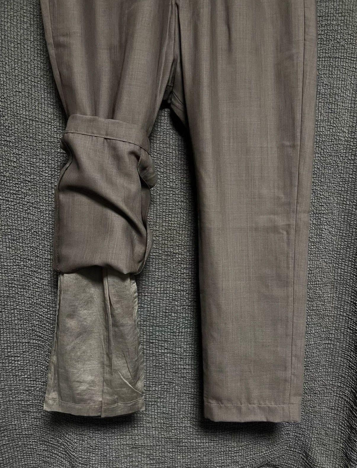 Rick Owens Rick Owens Double-Layer Wool Drop-Crotch Trousers - Unisex Size US 32 / EU 48 - 6 Thumbnail