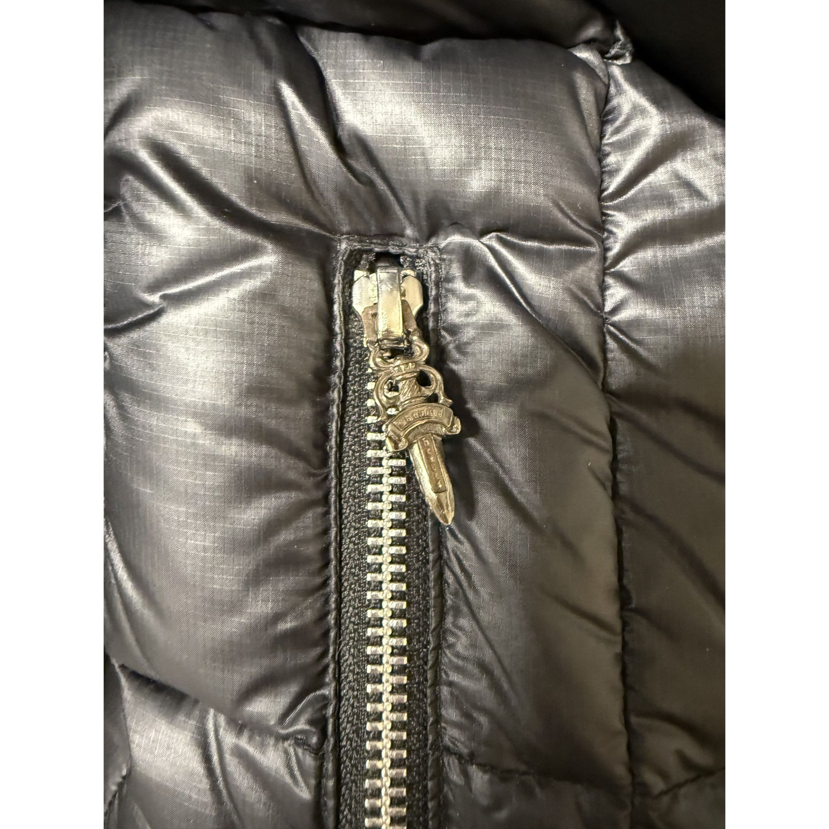Chrome Hearts Chrome Hearts Womens Black Goose Down Puffer Jacket With Zip Size S / US 4 / IT 40 - 15 Thumbnail