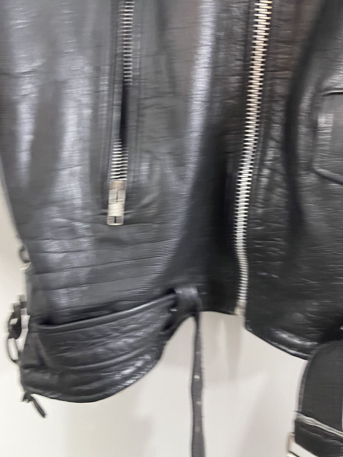 Vintage Oversized Leather 80s Perfecto Moto Biker Jacket Size US XL / EU 56 / 4 - 9 Thumbnail