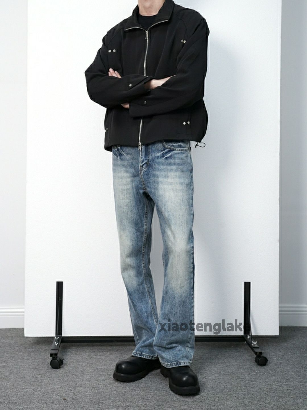 Jean × Vintage washed faded cleanfit yuppie utility bootcut jeans Size US 32 / EU 48 - 1 Thumbnail