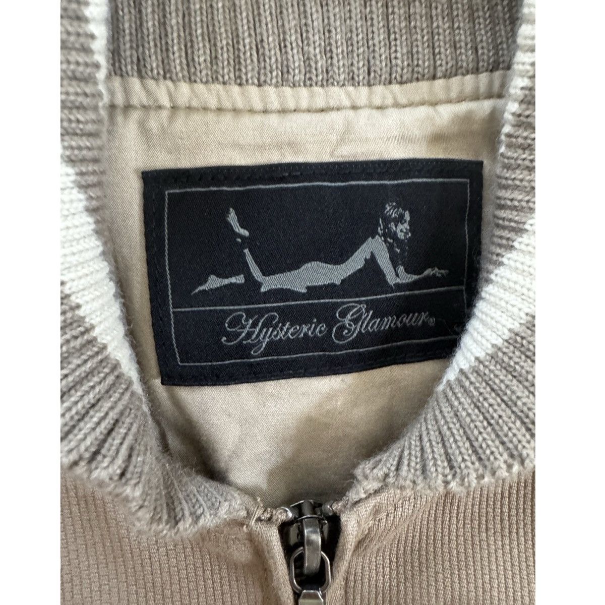 Hysteric Glamour Hysteric Glamour beige varsity jacket Size US S / EU 44-46 / 1 - 4 Thumbnail