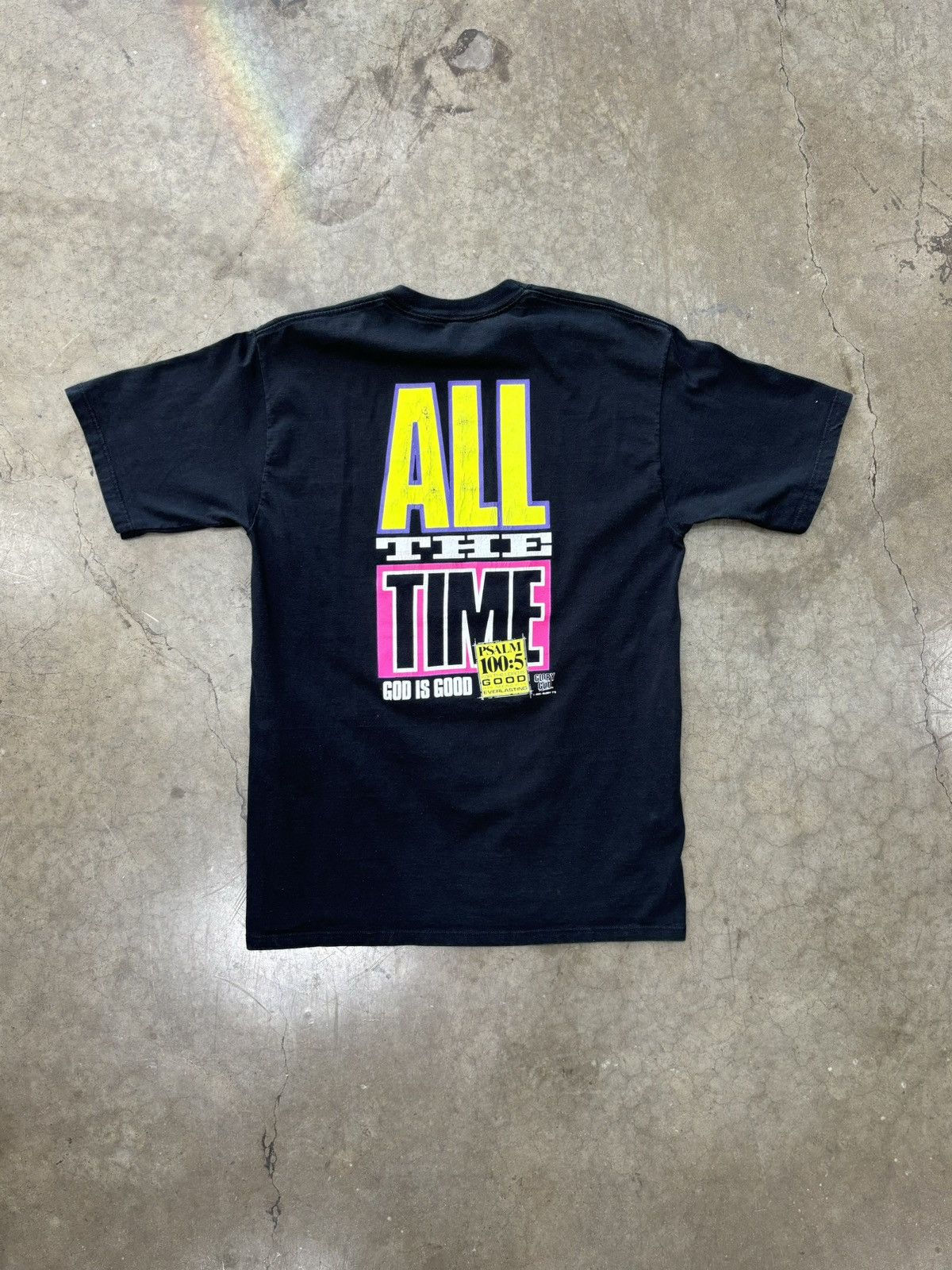 Vintage Vintage God is Good All The Time Psalm Religious Tee Large Size US L / EU 52-54 / 3 - 5 Thumbnail