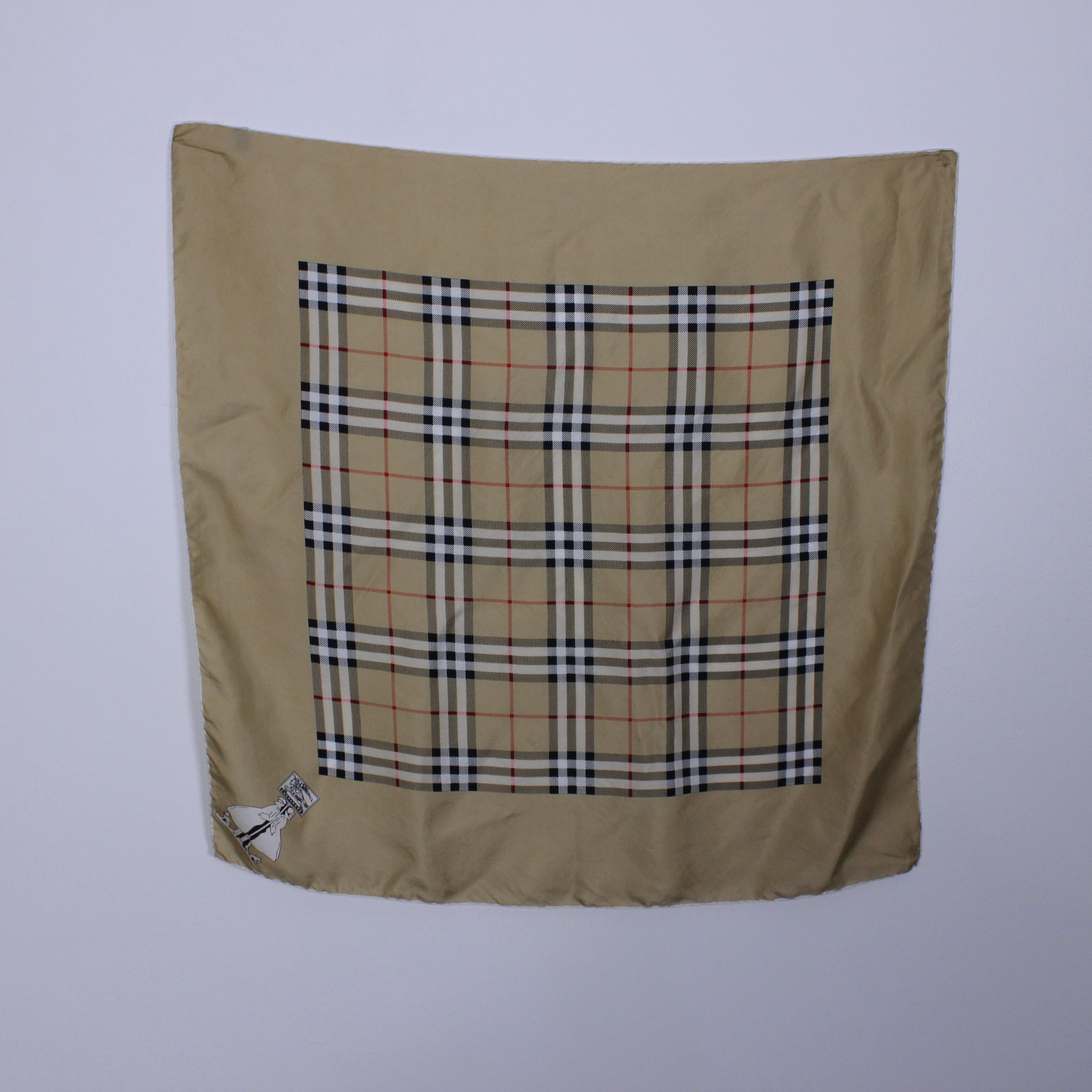 Burberry Burberry scarf silk big logo nova one size Size ONE SIZE - 2 Thumbnail