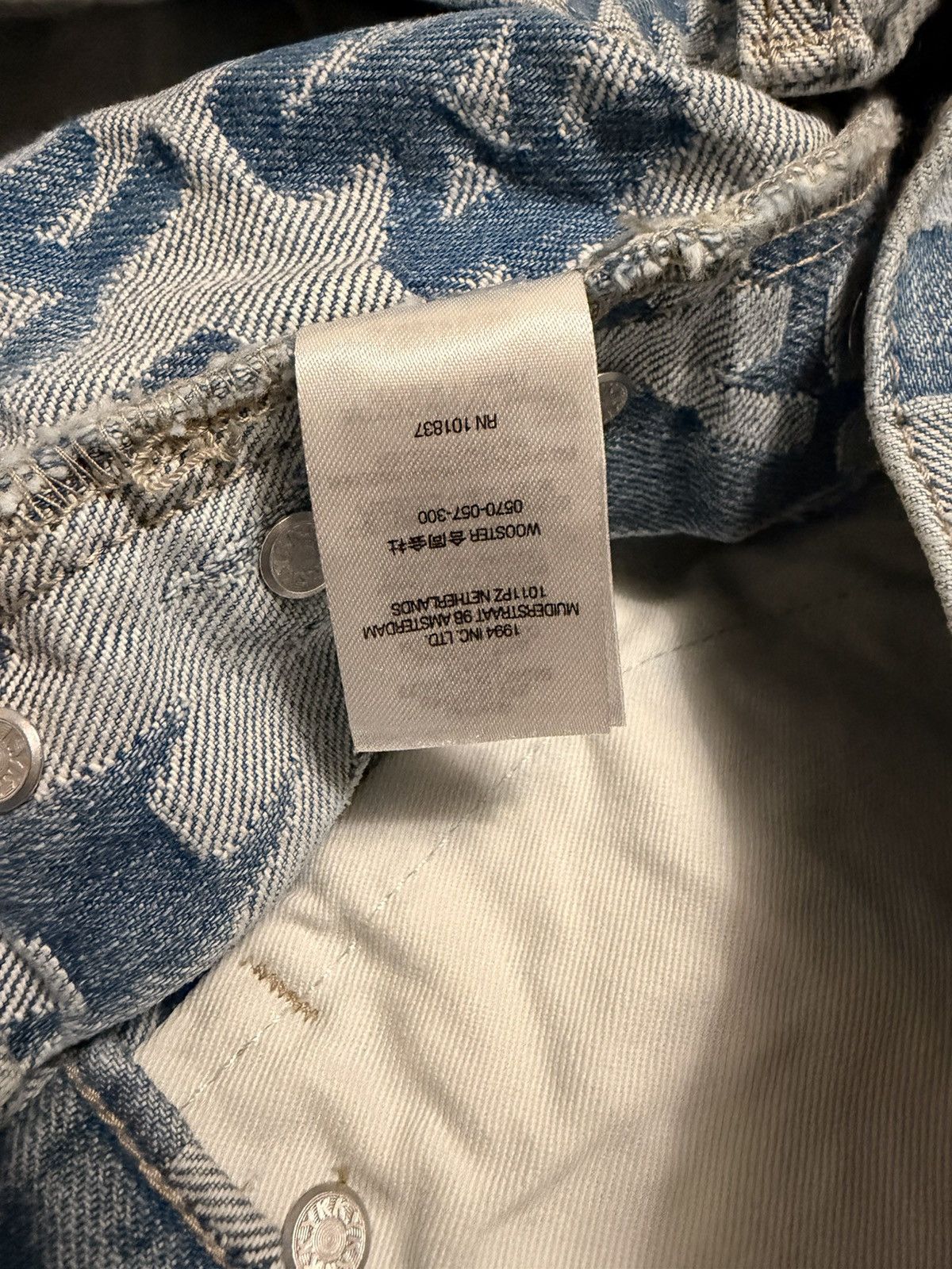 Supreme Supreme fat tip jacquard denim pants Size US 30 / EU 46 - 5 Thumbnail