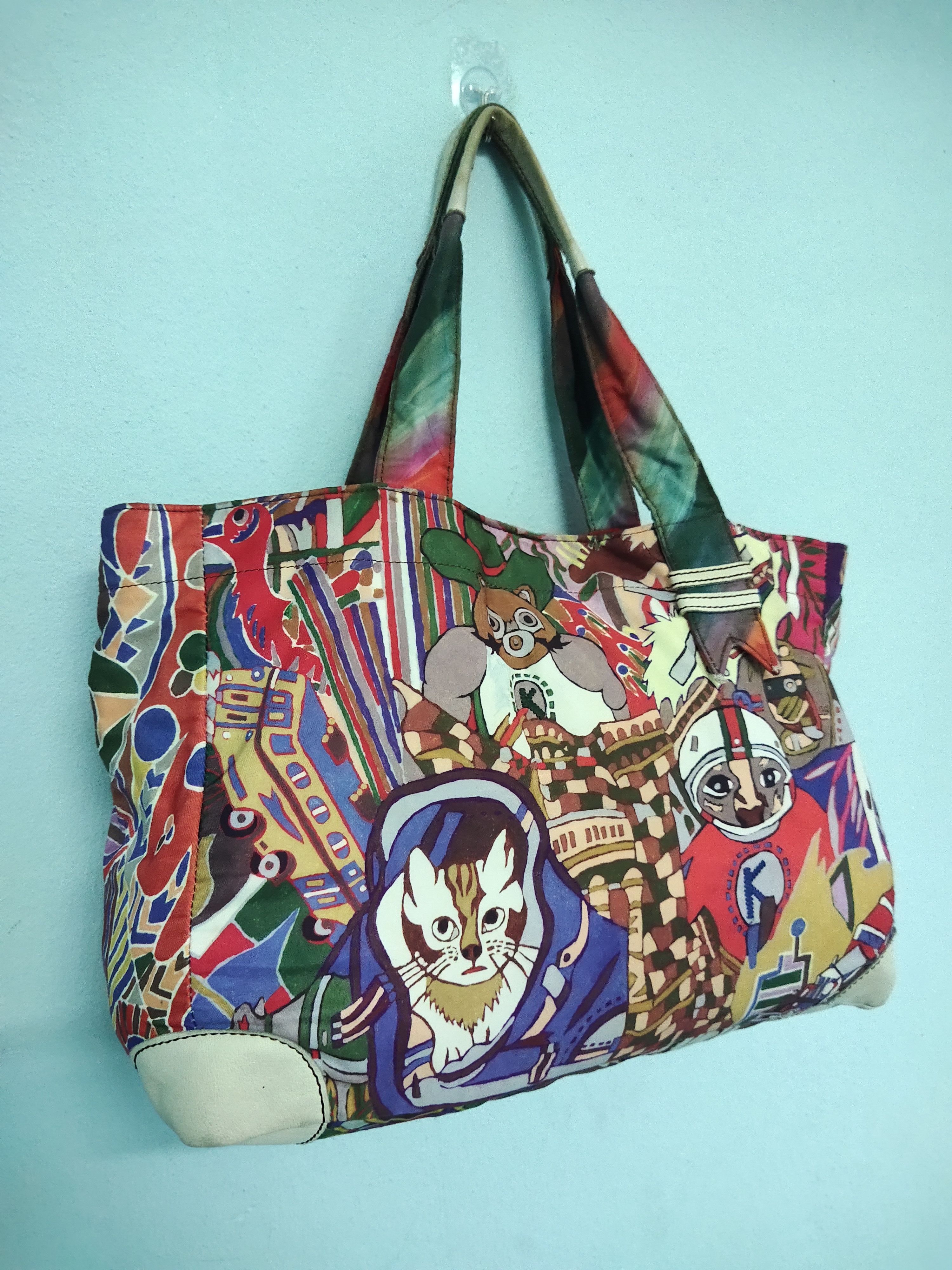 Japanese Brand Kitson Fullprint Tote Bag Size ONE SIZE - 2 Thumbnail