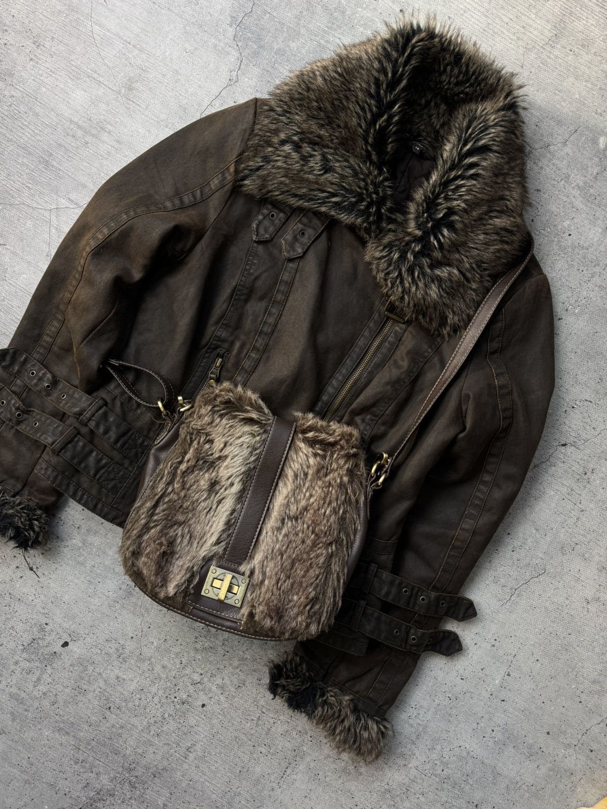 Hysteric Glamour Miss Sixty Y2K Hysteric Glamour Style Faux Fur Bag Size ONE SIZE - 1 Thumbnail