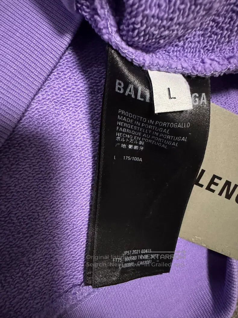 Other Balenciaga Purple Coca-Cola Embroidered Sweatshirt Size US L / EU 52-54 / 3 - 4 Thumbnail