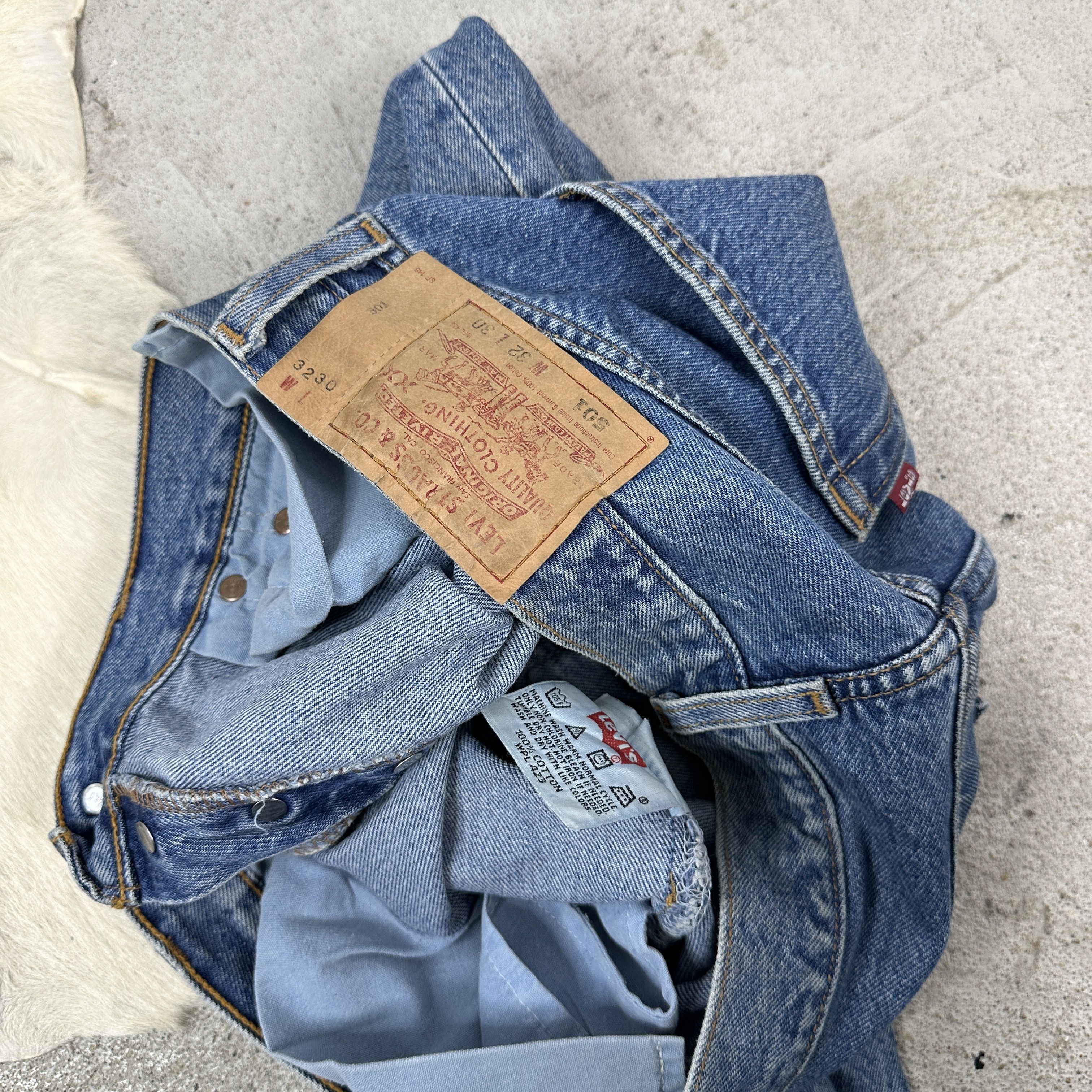 Levi's × Vintage Vintage Denim Y2K Streetwear Casual Levi’s 501 90s Jeans Size US 32 / EU 48 - 4 Thumbnail