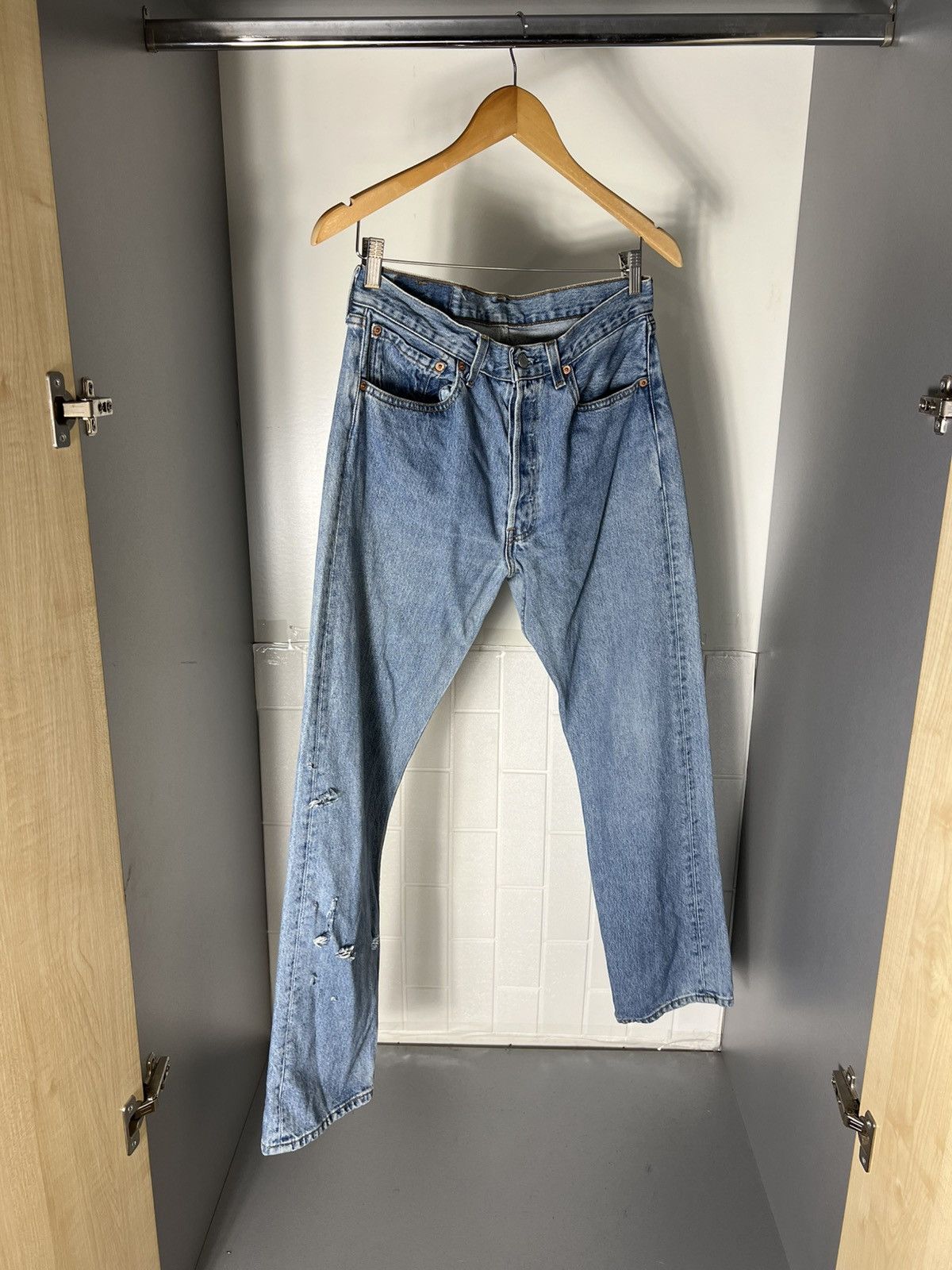 Levi's Made & Crafted VINTAGE LEVIS 501 MADE IN USA DENIM JEANS RETRO DESIGNER 90s Size US 31 - 3 Thumbnail