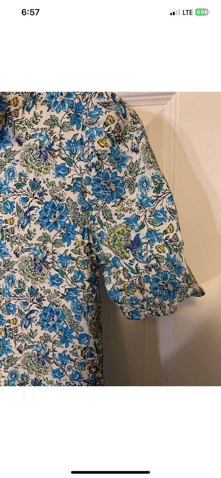 Loft Loft womens sz XSP maxi dress petite blue green Size XS / US 0-2 / IT 36-38 - 4 Thumbnail