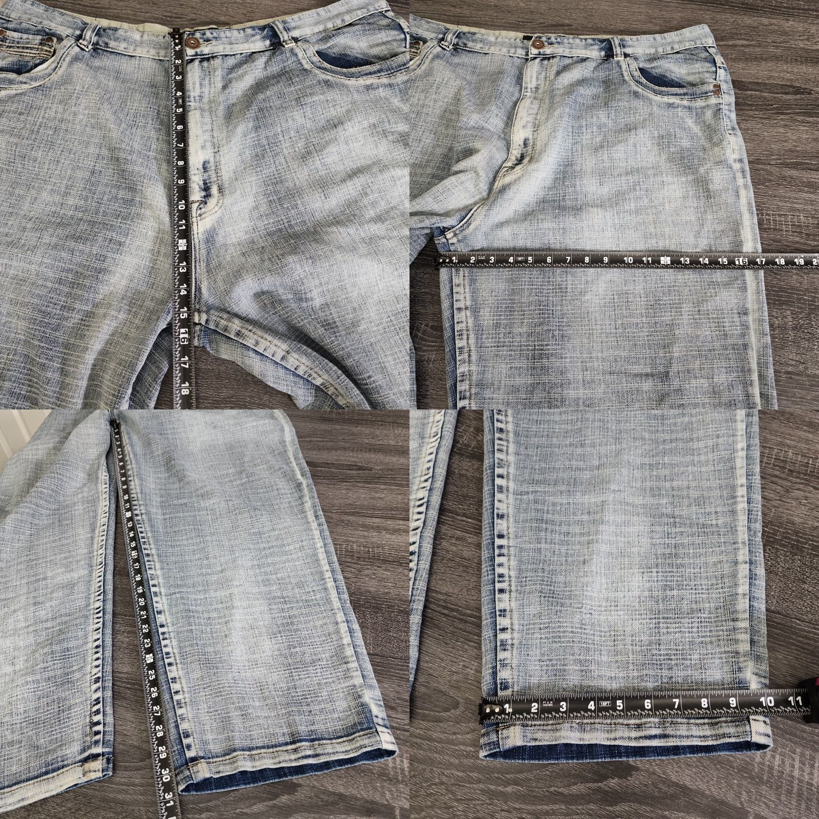 Vintage VINTAGE Y2K Koman Baggy Jeans Mens 48x31 Blue Hip Hop Embroidered Wide-Leg Grunge Skater Size US 32 / EU 48 - 9 Thumbnail