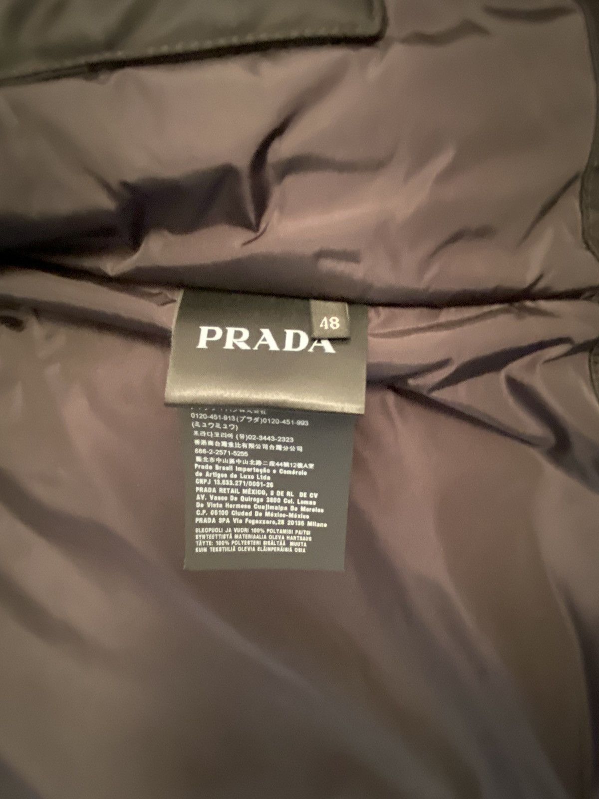 Prada Prada Puffer Vest nylon Size US M / EU 48-50 / 2 - 7 Thumbnail