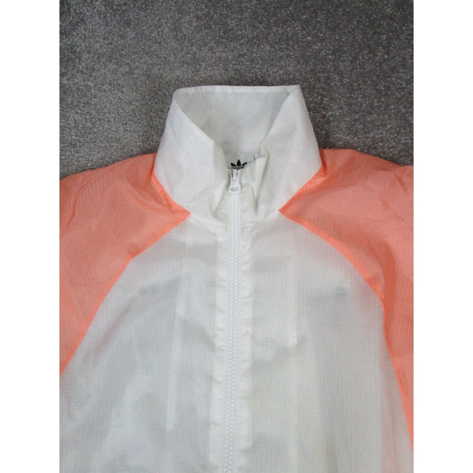 Adidas VINTAGE Adidas Equipment Jacket Womens Small White Pink Adv/19 Running Full Zip Size S / US 4 / IT 40 - 2 Thumbnail