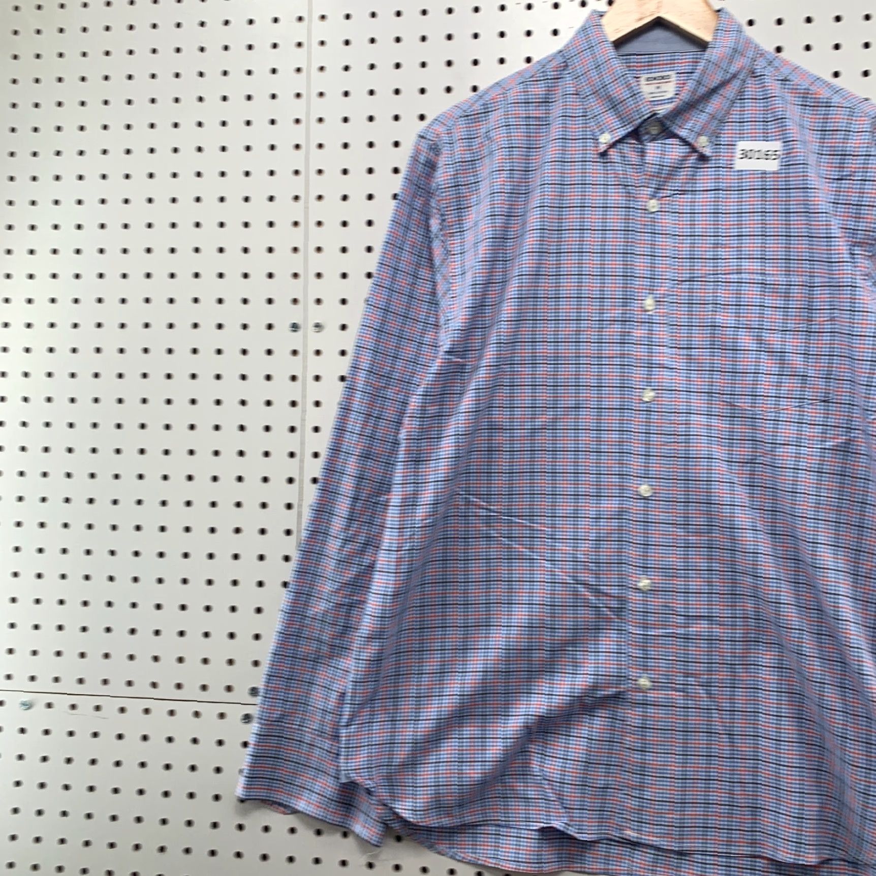 Bonobos Bonobos Button-Down Shirt Mens Medium Blue Red Check Long Sleeve 22x29.5 Size US M / EU 48-50 / 2 - 3 Thumbnail