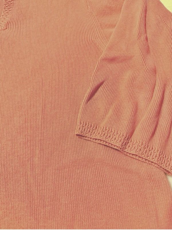 Other Dressbarn Woman Orange Coral Ribbed Knit Sweater Size 18/20 Size XXL / US 16-18 / IT 52-54 - 6 Thumbnail