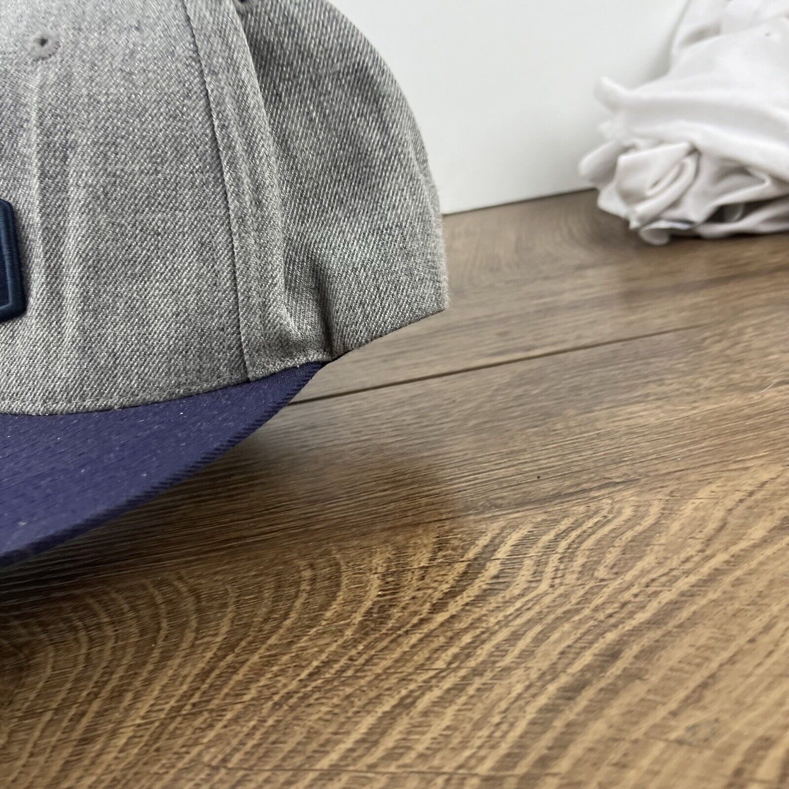 RVCA RVCA Hat RVCA Gray Snapback Hat Gray Adjustable Hat Adult Fi Size ONE SIZE - 8 Thumbnail