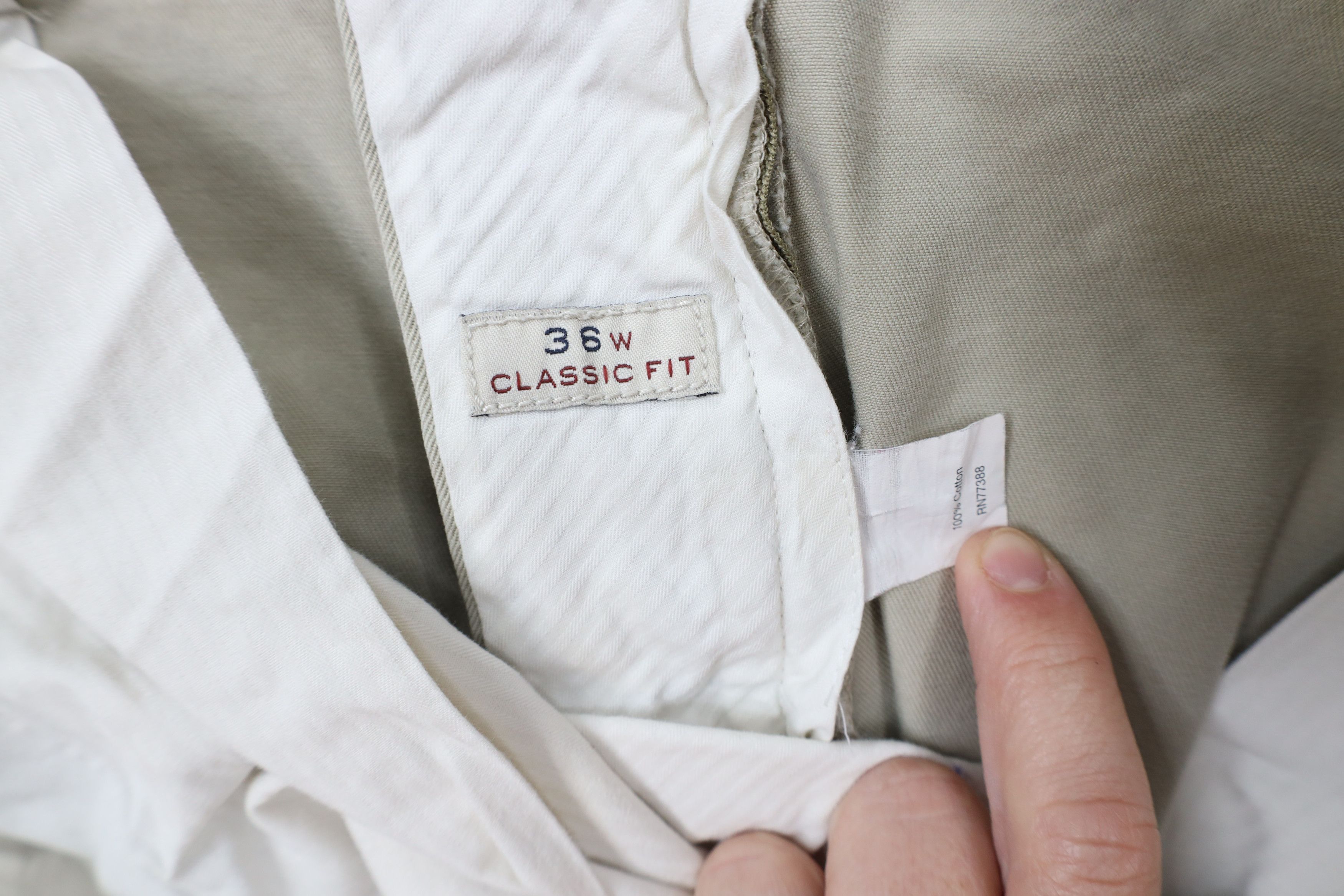 J.Crew × Vintage Vintage J Crew Essential Chinos Chino Pants Khaki Cotton Size US 36 / EU 52 - 8 Thumbnail