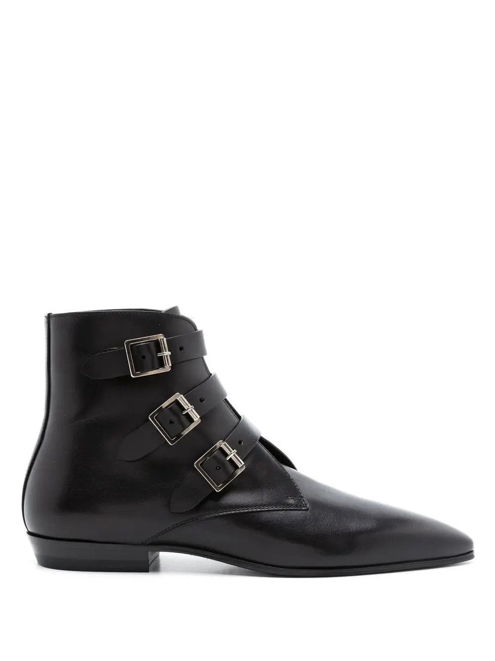 Saint Laurent Paris o1s1wg110724 Stan Boots in Smooth Leather in Black Size US 9.5 / EU 42-43 - 1 Thumbnail