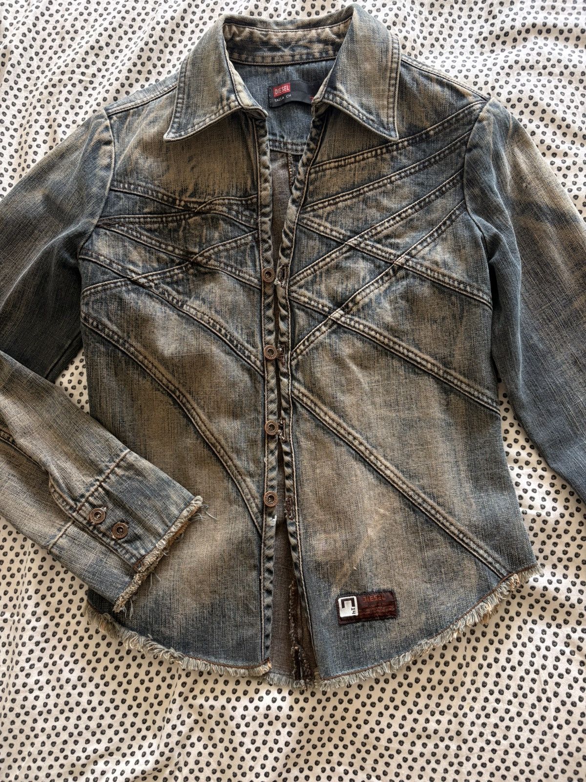 Rare Vintage Diesel Archive Denim Jacket / Early 2000s