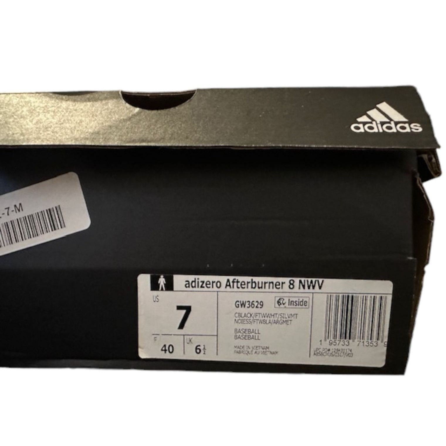 Adidas Adidas Afterburner 8 New Wave Baseball Turf Shoes GW3629 Bla Size US 7 / EU 40 - 12 Thumbnail
