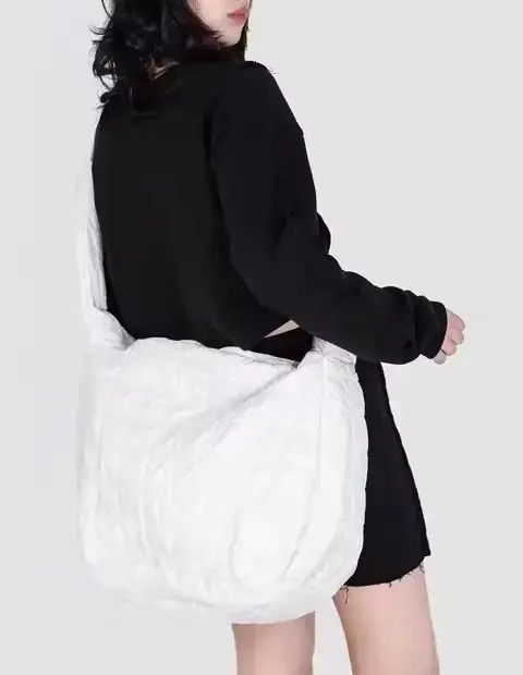 Individualized Shirts Fashion utility quilted crossbody shoulder messenger bag Size ONE SIZE - 3 Thumbnail