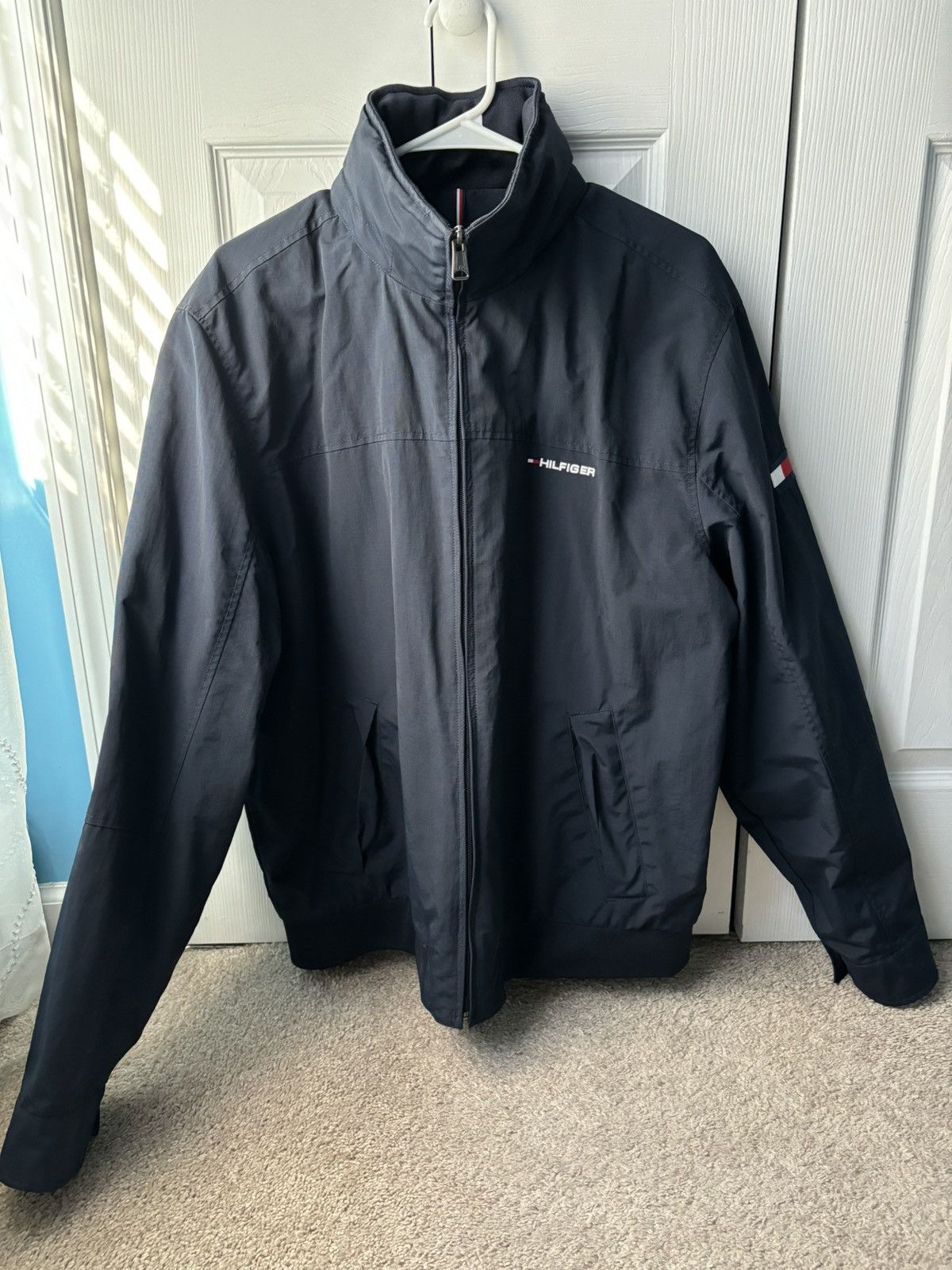 Tommy Hilfiger Tommy Hilfiger Navy Bomber Jacket Size US XL / EU 56 / 4 - 1 Thumbnail