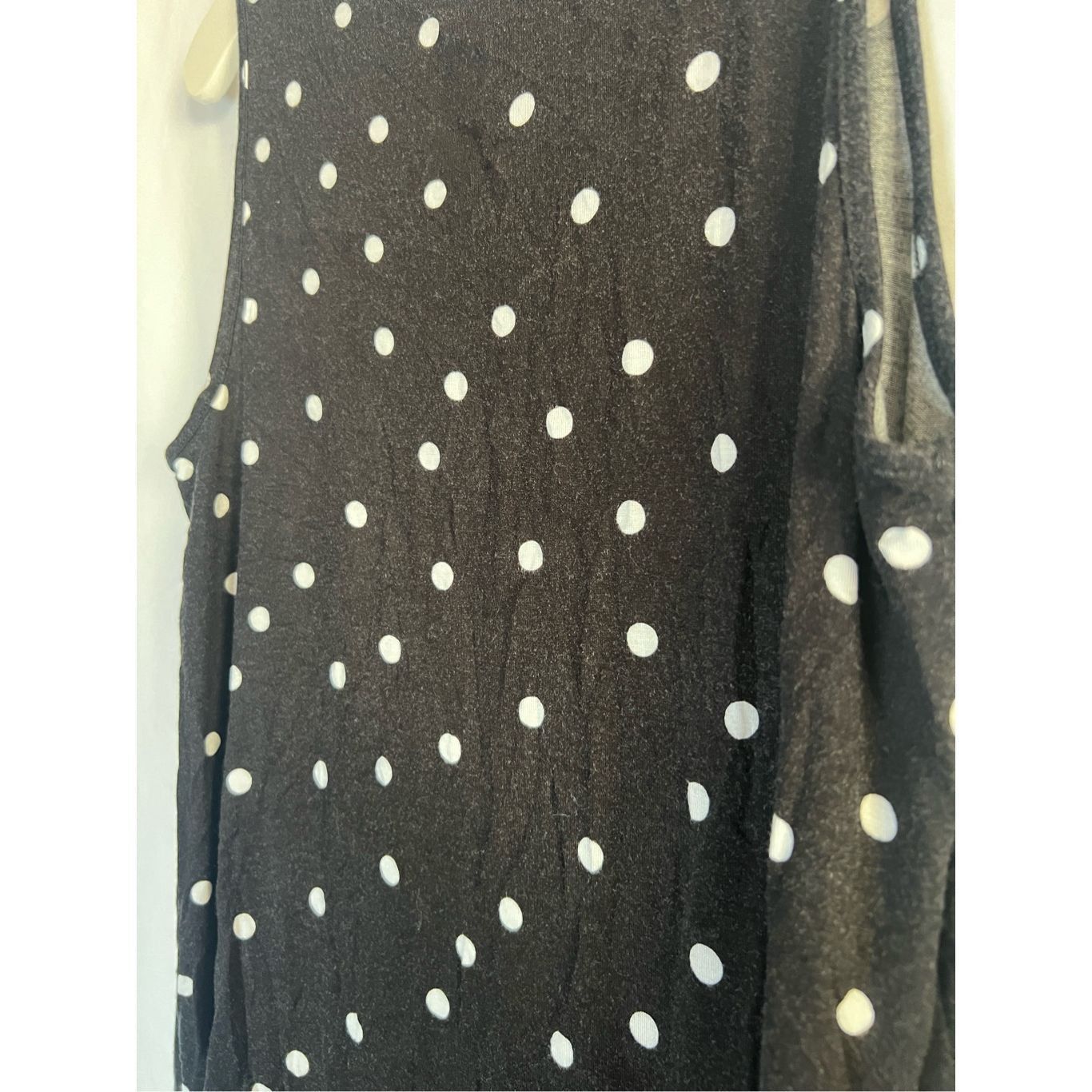 Other Maurices Black With White Polkadots Tank Top Woman’s Size Sm Size S / US 4 / IT 40 - 6 Thumbnail