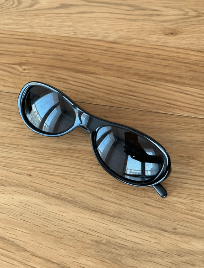 PRADA Sunglasses Rectangle Wrap Shield Star Flame