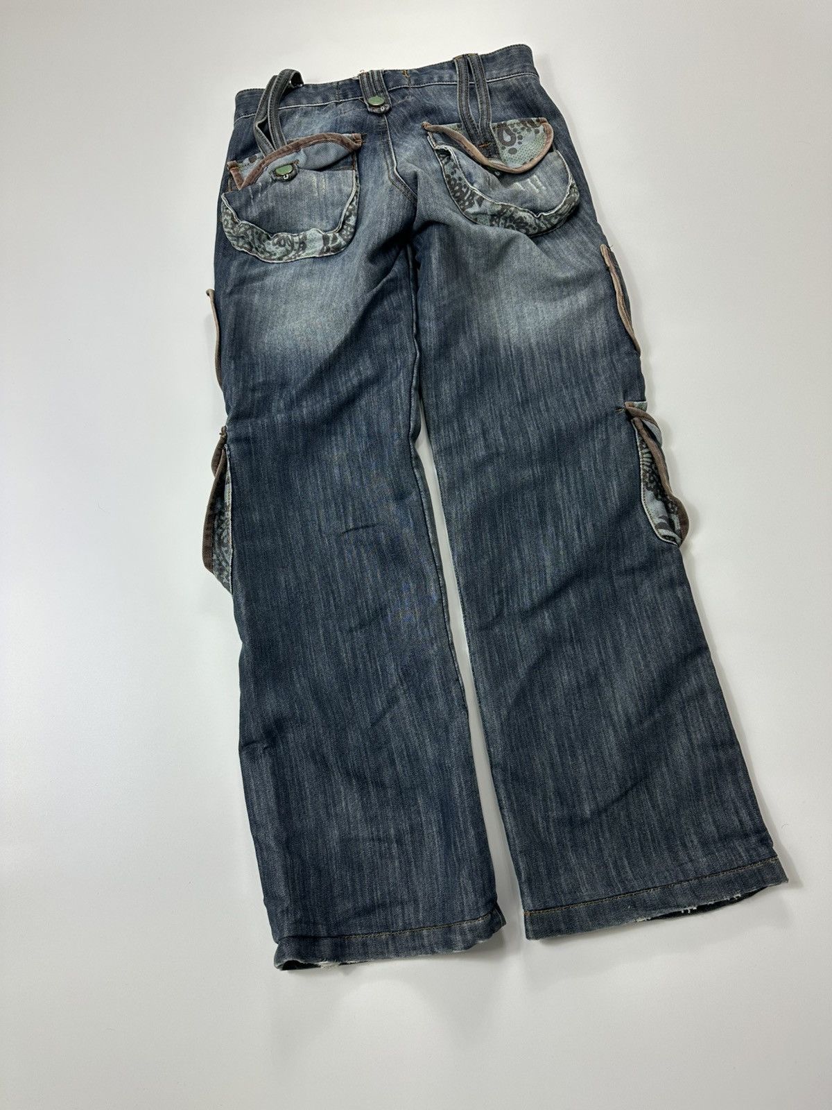 Dsquared2 Dsquared Cargo Multi Pocket Jeans Baggy 28 Size Fit Y2K Size 28" / US 6 / IT 42 - 9 Thumbnail