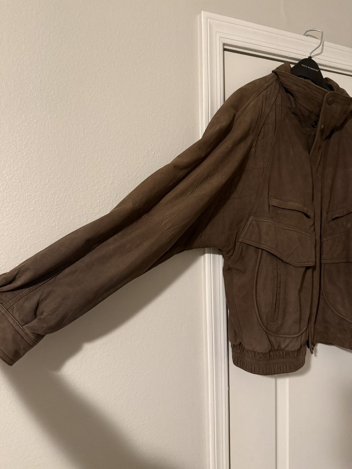 Adventure Bound Brown Aviator Leather Jacket Size US L / EU 52-54 / 3 - 2 Thumbnail