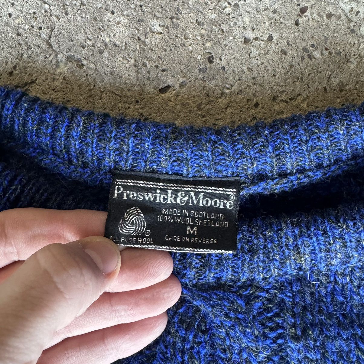 Other VINTAGE PRESWICK & MOORE SHETLAND WOOL SWEATER Size US M / EU 48-50 / 2 - 4 Thumbnail