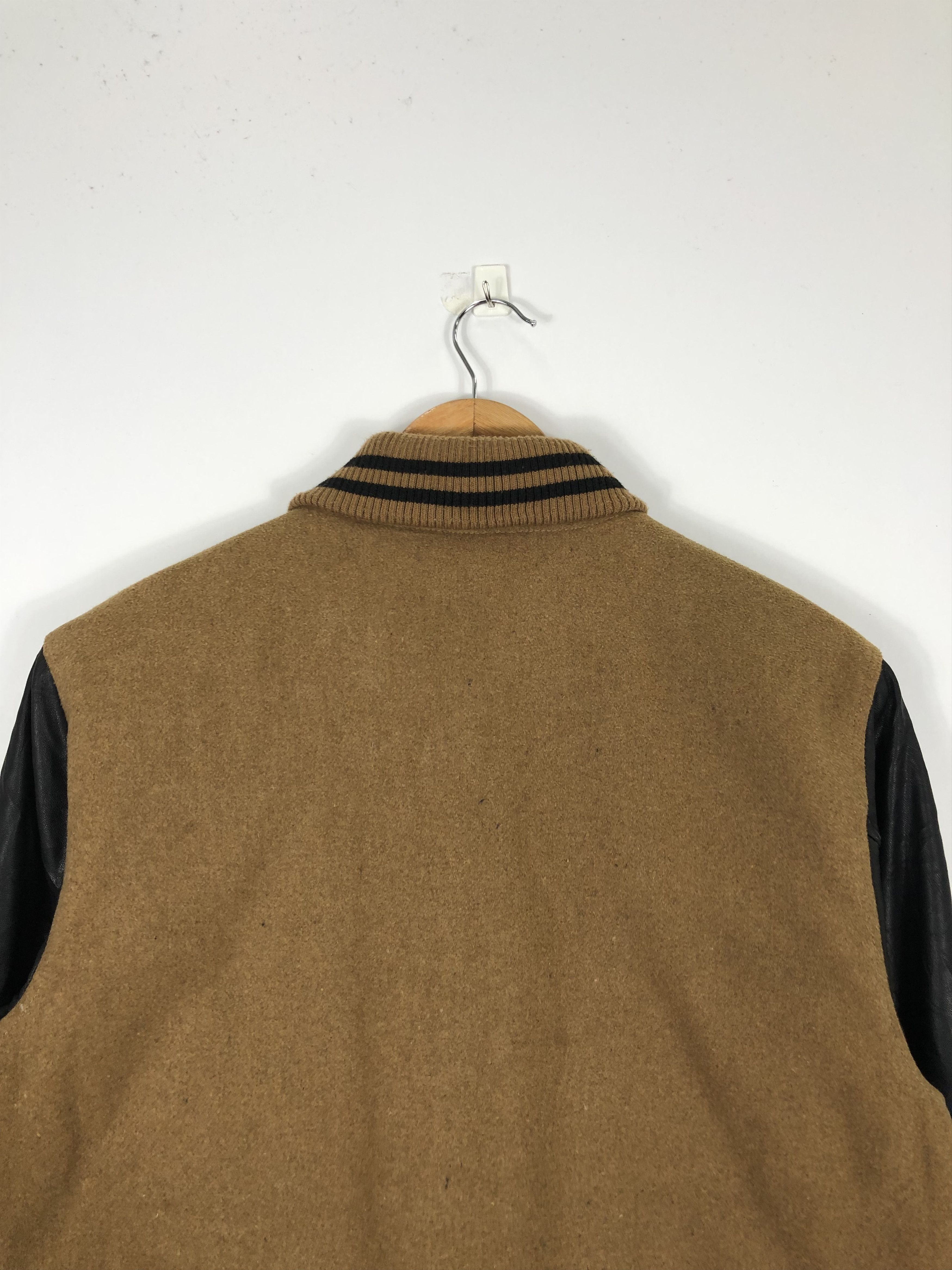 Naval Clothing Factory Naval Clothing Factory Varsity Jacket Leather Sleeve V0186 Size US L / EU 52-54 / 3 - 4 Thumbnail