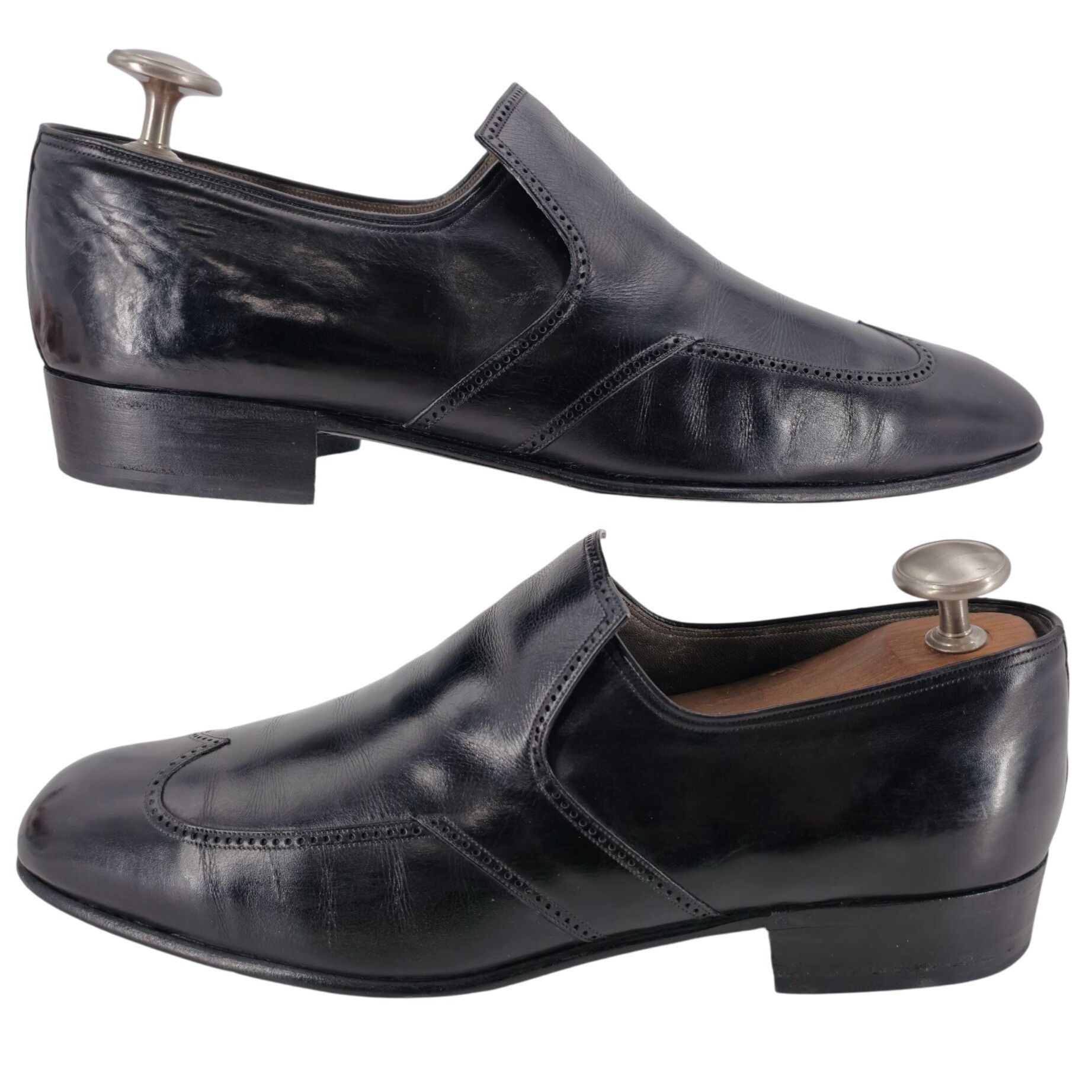 Other Vintage Barletta Handmade Italian Dress Shoes Men size 10.5C Size US 10.5 / EU 43-44 - 4 Thumbnail