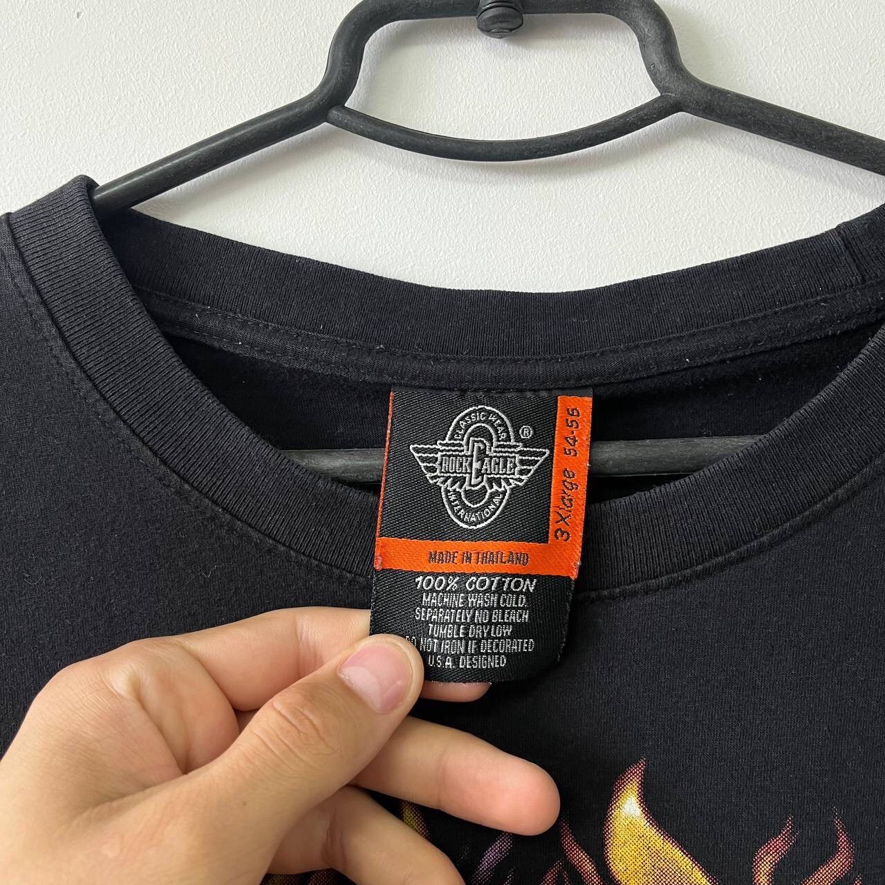 Vintage Vintage 90's Harley Davidson International Wear Rock Eagle Size US XXL / EU 58 / 5 - 2 Thumbnail