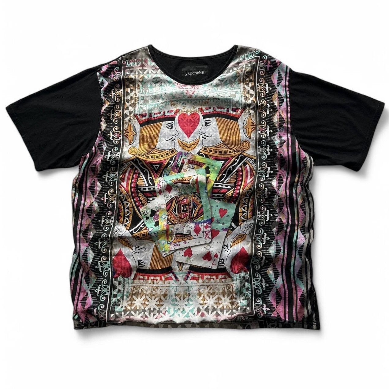Yaponskii Yaponskii Archival Silky/Jersey Playing Card Graphic Tee Size US S / EU 44-46 / 1 - 1 Thumbnail