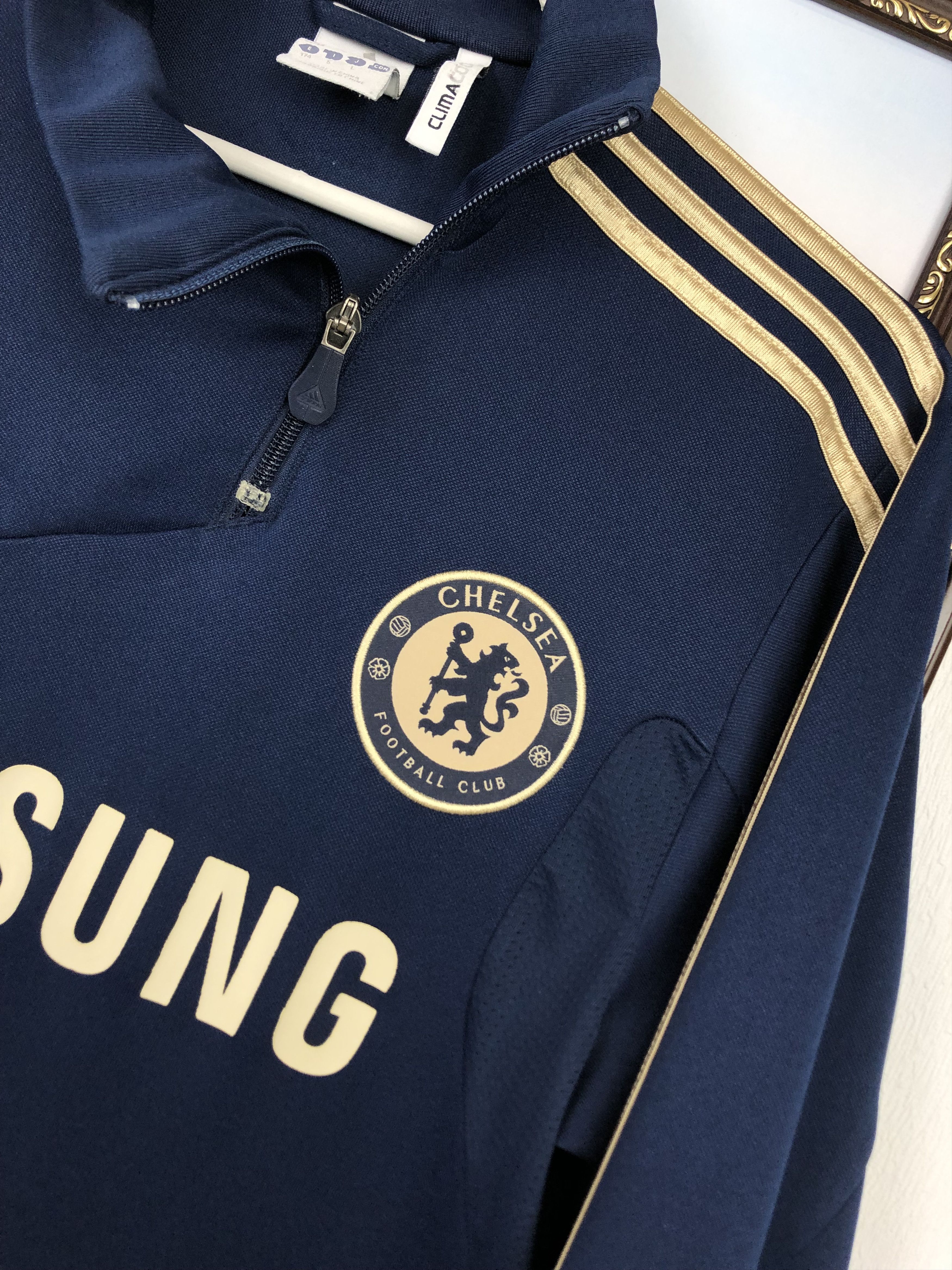 Adidas Vintage Adidas Chelsea Football Sweatshirt Soccer Track Top Size US M / EU 48-50 / 2 - 3 Thumbnail