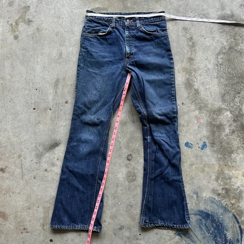 Levi's Vintage 70s Levi's Flared BIG E Orange Tab Denim Jeans Size US 28 / EU 44 - 8 Thumbnail