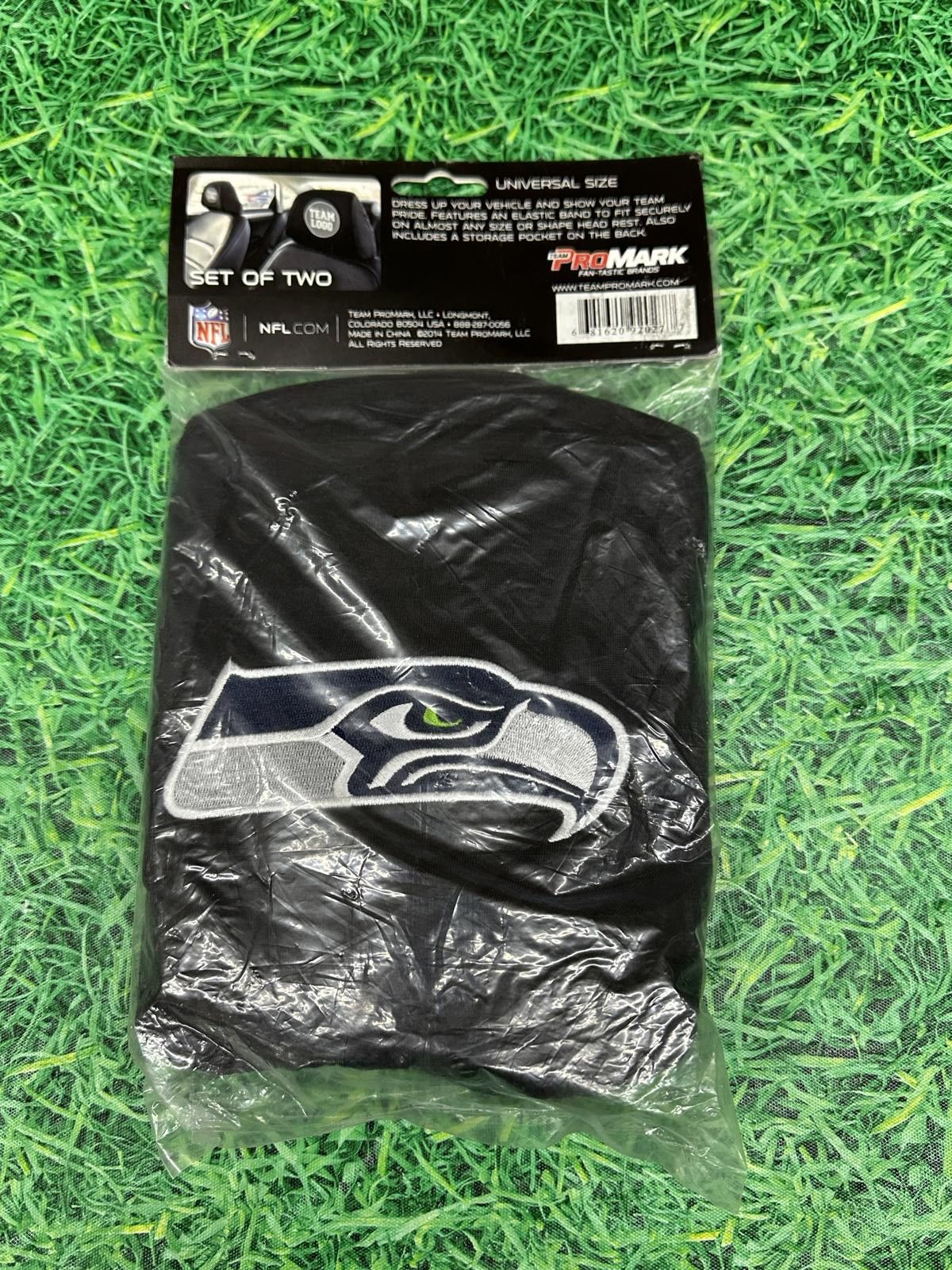 NFL Seattle Seahawks NFL HEAD REST COVERS NEW Size ONE SIZE - 2 Thumbnail