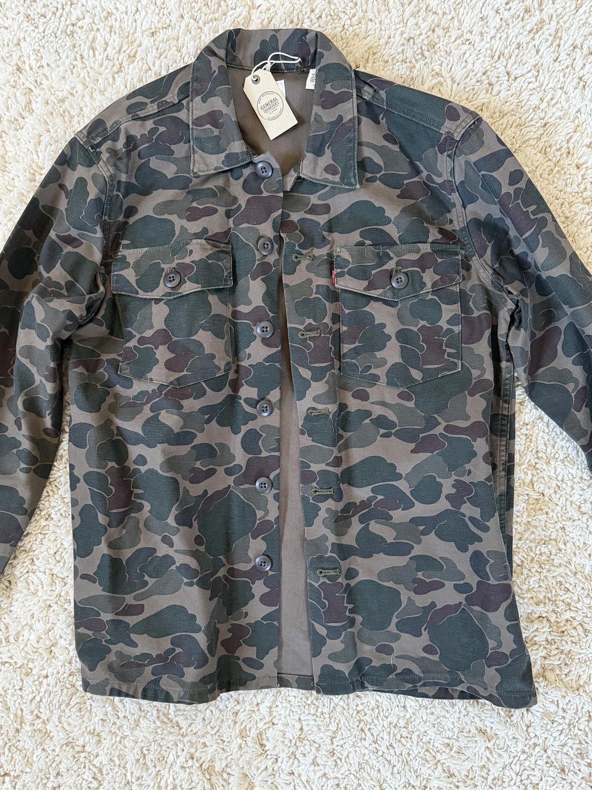 Levi's Levi's Camouflage Button-Up Jacket Size Small NWT Size US S / EU 44-46 / 1 - 2 Thumbnail