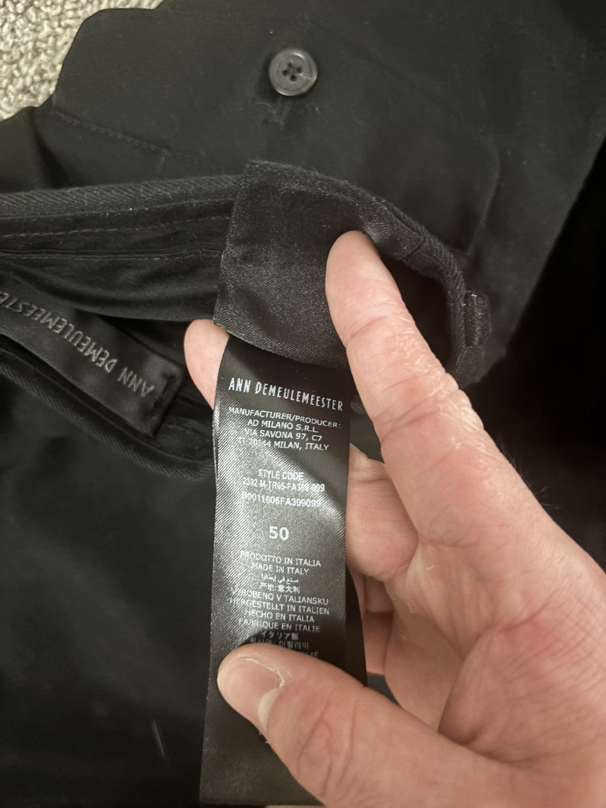 Ann Demeulemeester Ann Demeulemeester Pants Size US 34 / EU 50 - 3 Thumbnail