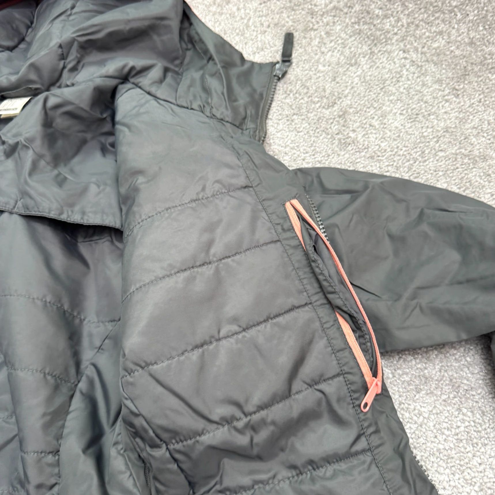 Vintage DECATHLON BTWIN City 900 W Tiki Hoodie Windbreaker Jacket Women Small Gray Pink Size S / US 4 / IT 40 - 7 Thumbnail