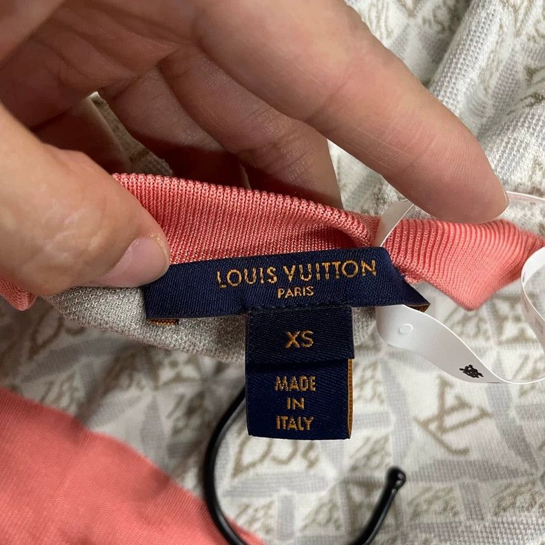 Louis Vuitton Louis Vuitton Grey full print print print knit sweater Size XS / US 0-2 / IT 36-38 - 5 Thumbnail