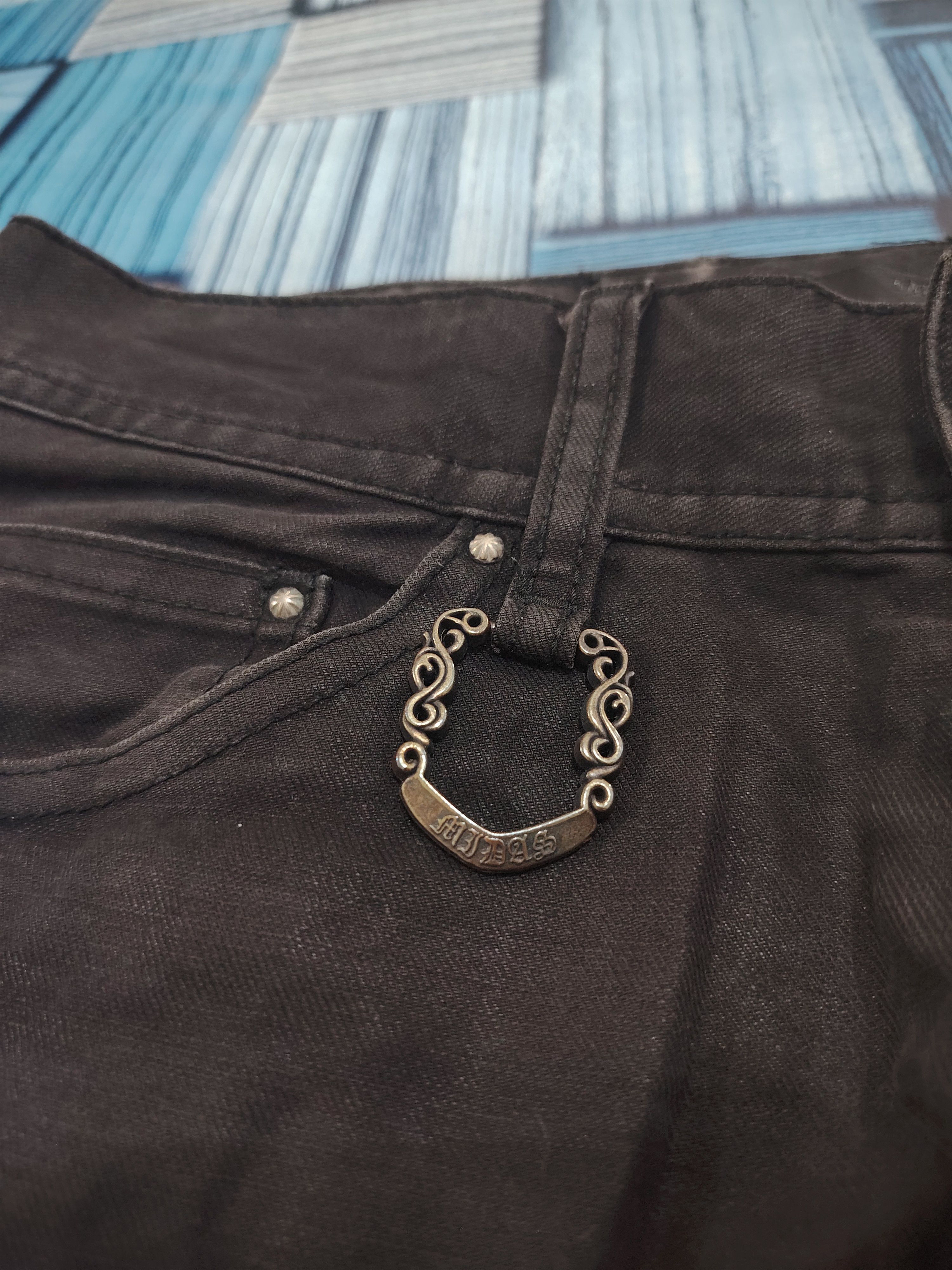 Japanese Brand Midas black pants Size US 29 - 7 Thumbnail