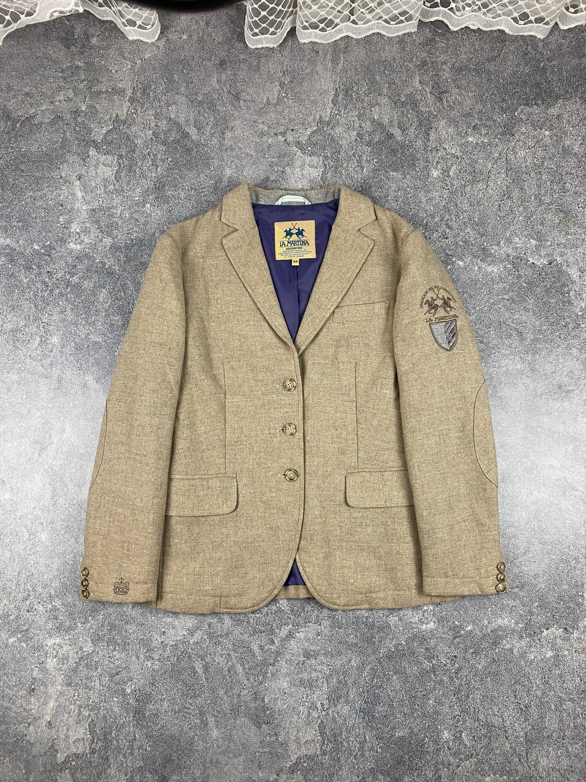 La Martina LA MARTINA Mens 3 Button Corduroy Blazer Jacket IT 44 Size US S / EU 44-46 / 1 - 1 Thumbnail