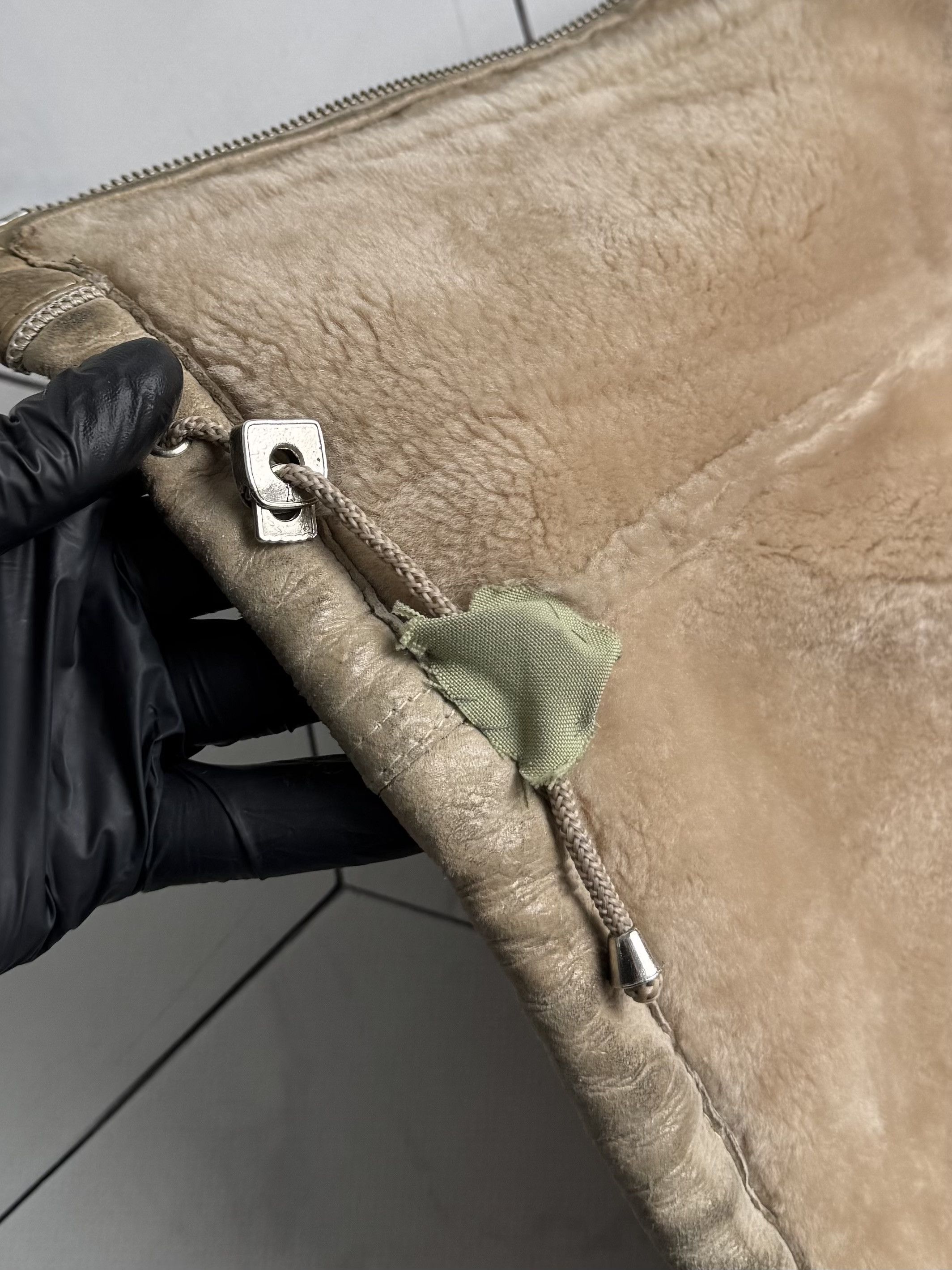 Vintage Vintage Real Shearling Coat With Hood And Belt (B250)D15E2 Size XS / US 0-2 / IT 36-38 - 19 Thumbnail
